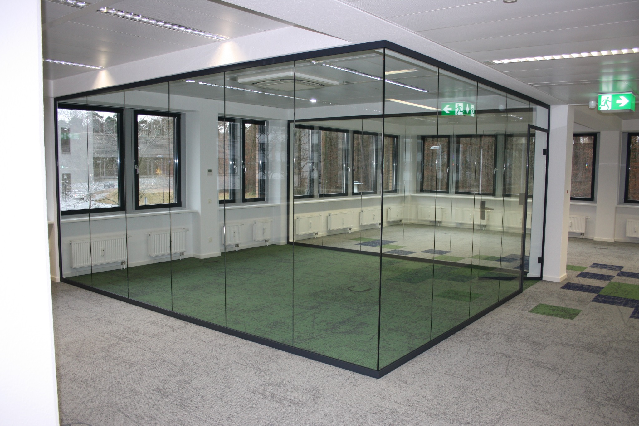 Transparente Raumstrukturen